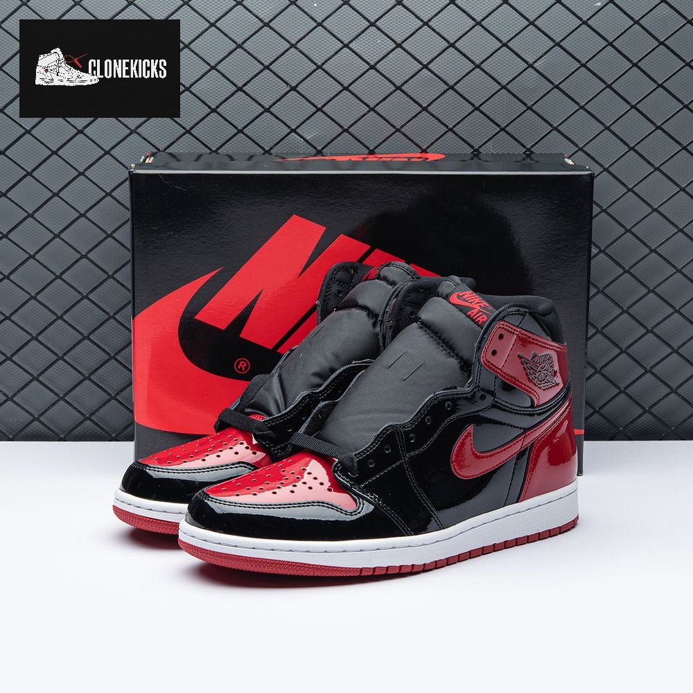Air Jordan 1 Retro High OG Patent Bred Unisex