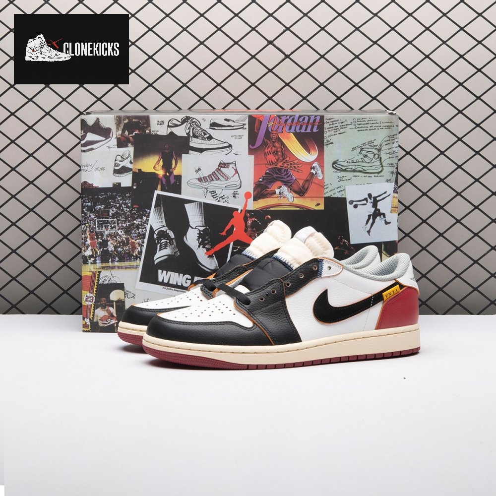 Air Jordan 1 Retro Low Fragment Design x Union LA HQ6998-106 Unisex