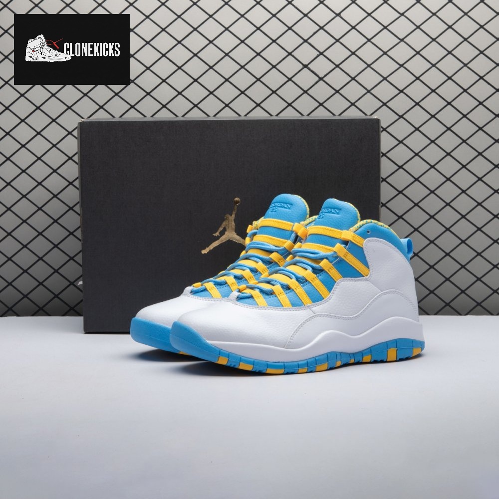 Air Jordan 10 OG Blue White Men's