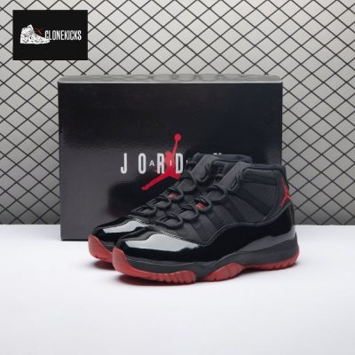 Air Jordan 11 Black Red 378037-326 Men's