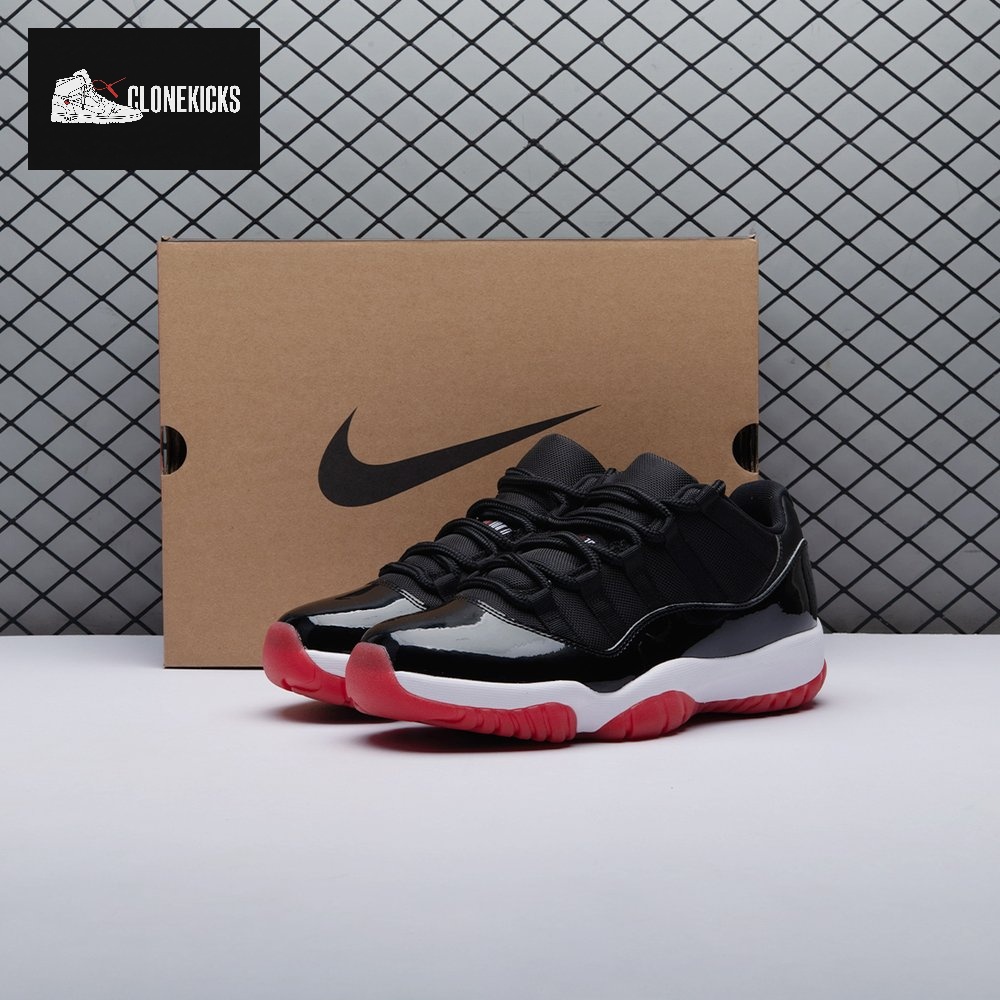 Air Jordan 11 Retro Low Bred FV5104-006 Unisex
