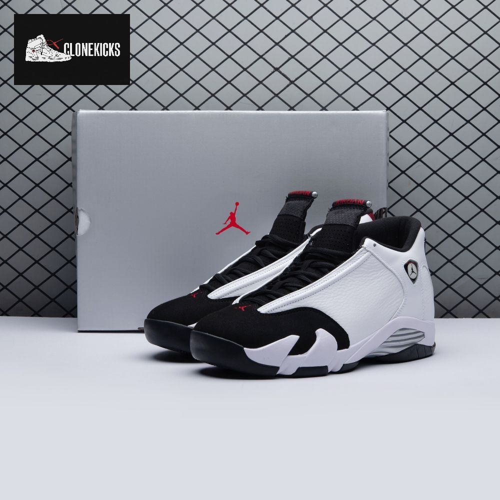 Air Jordan 14 Black Toe 487471-160 Men's