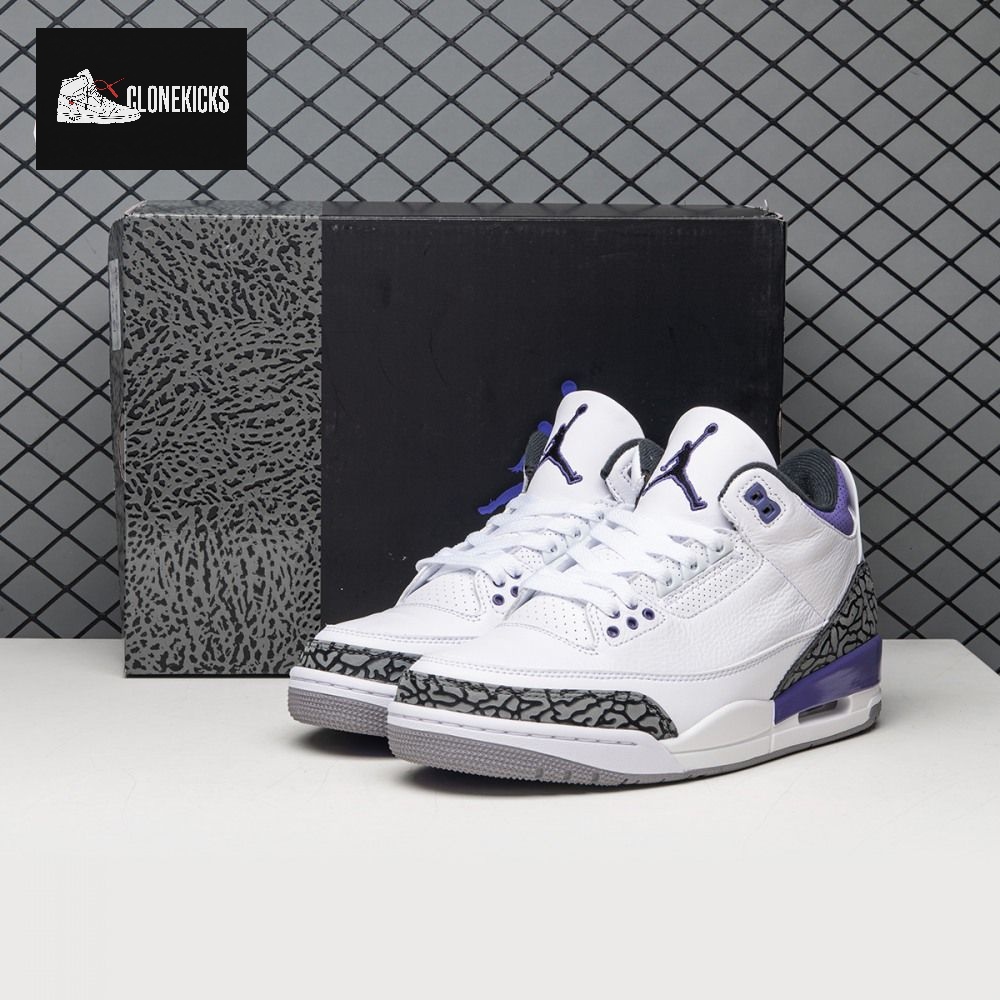 Air Jordan 3 Dark Iris CT8532-105 Men's