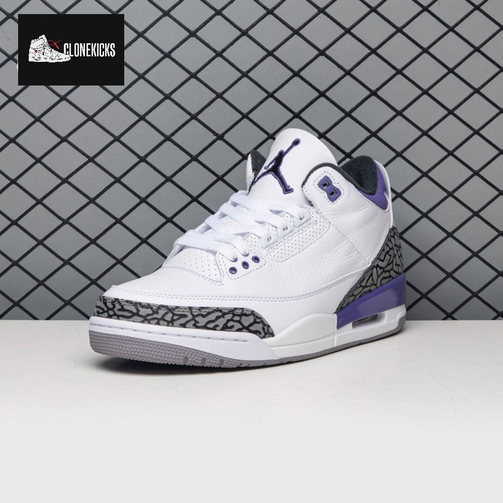 Air Jordan 3 Dark Iris CT8532-105 Men's - Image 3