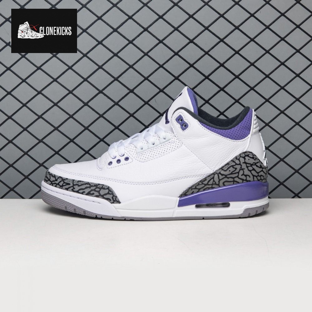 Air Jordan 3 Dark Iris CT8532-105 Men's - Image 4