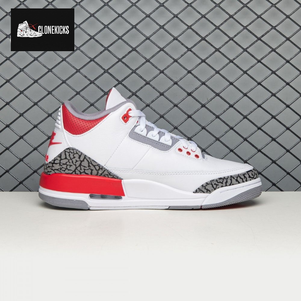 Air Jordan 3 Fire Red DN3707160 Men's - Image 6