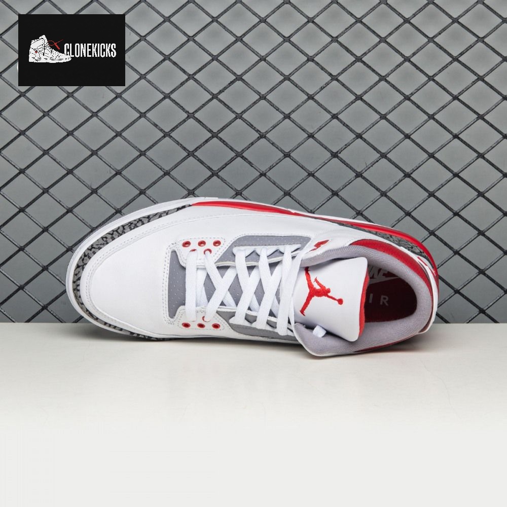Air Jordan 3 Fire Red DN3707160 Men's - Image 7