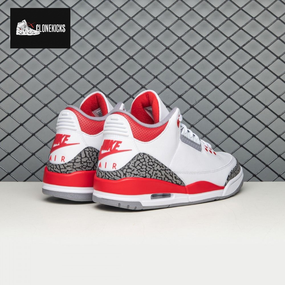Air Jordan 3 Fire Red DN3707160 Men's - Image 8