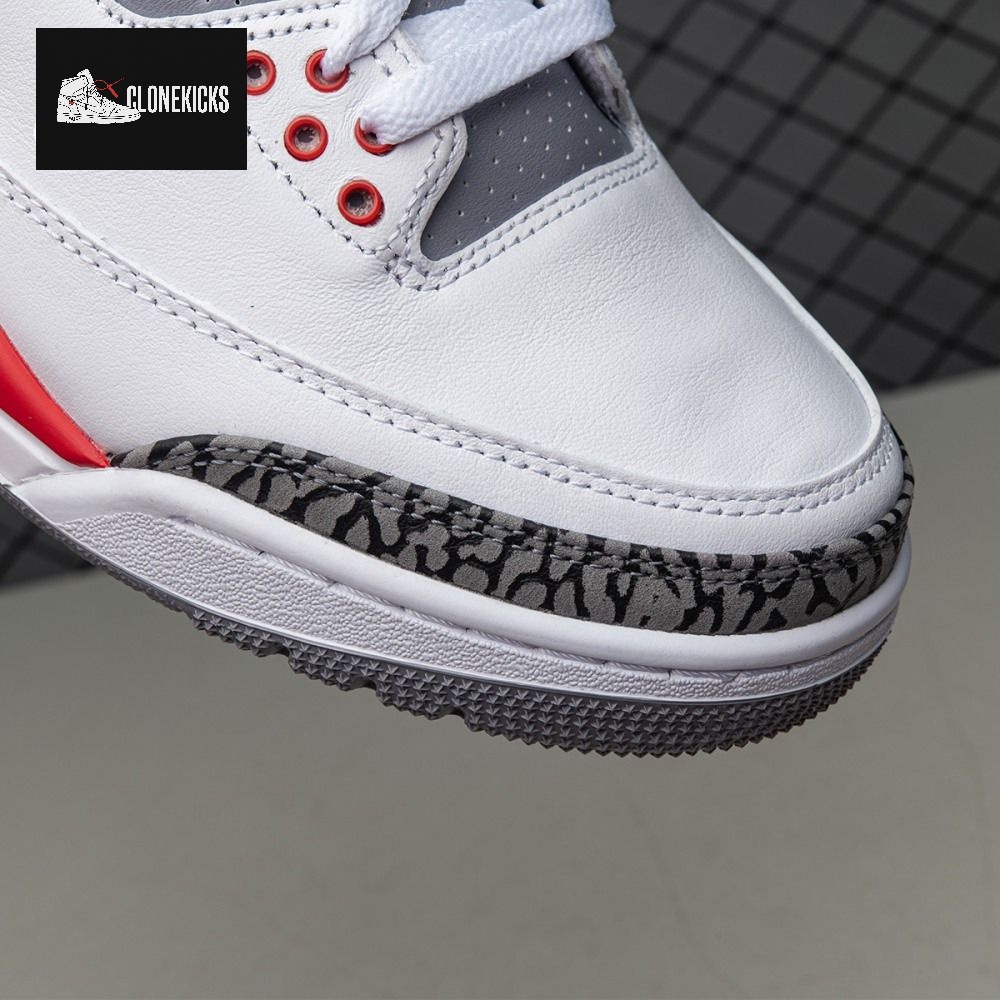 Air Jordan 3 Fire Red DN3707160 Men's - Image 9