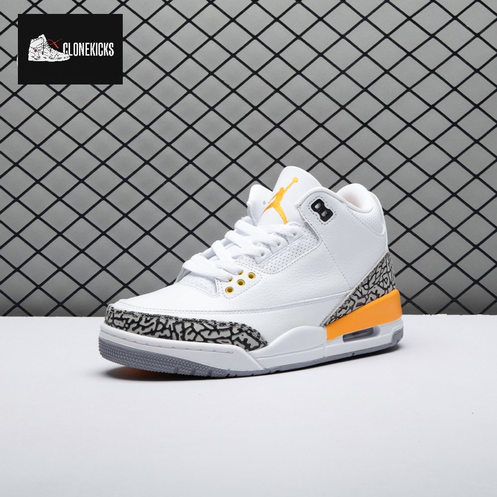 Air Jordan 3 Retro Laser Orange Men's - Image 8