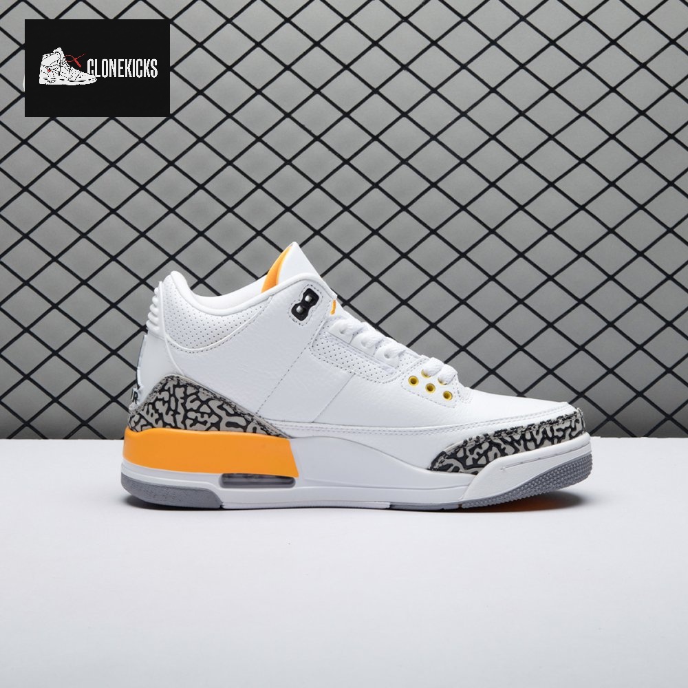 Air Jordan 3 Retro Laser Orange Men's - Image 10
