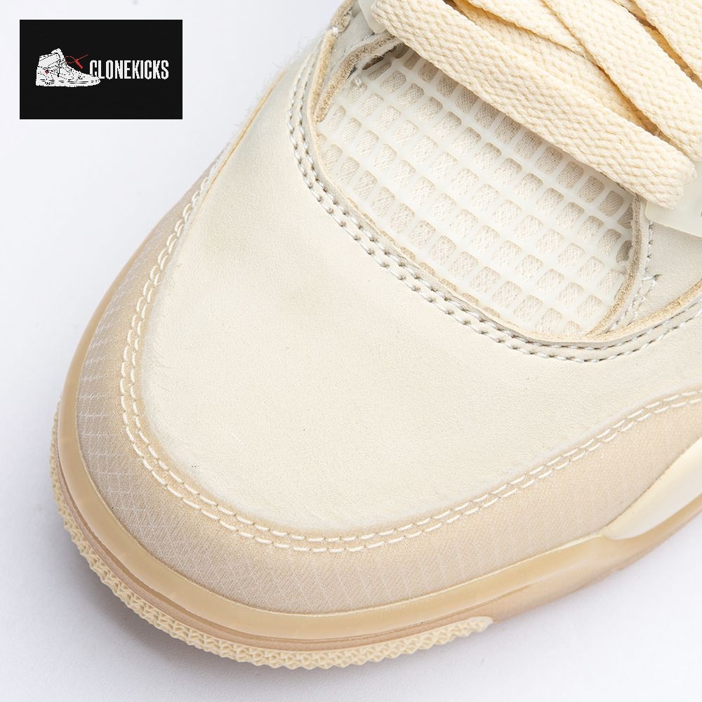 Air Jordan 4 RERO x Off-White AJ4 OW Sail Unisex - Image 2