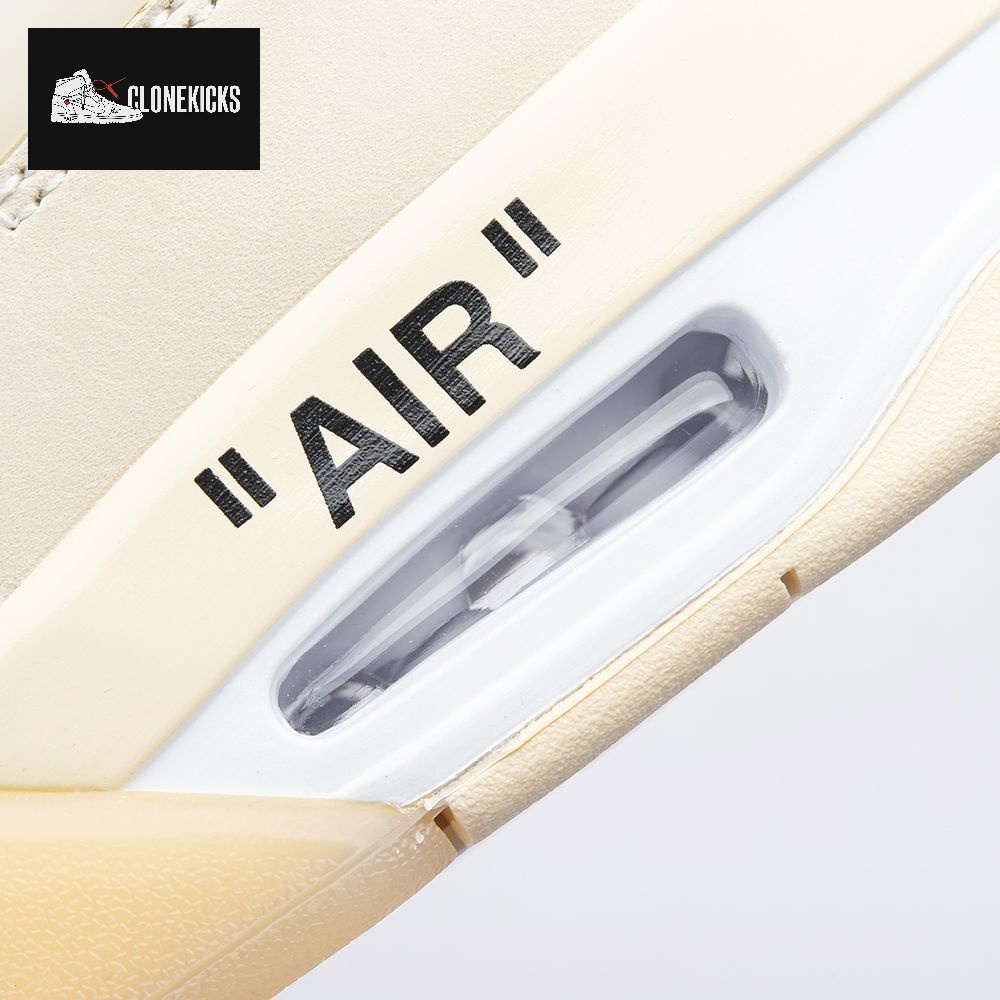 Air Jordan 4 RERO x Off-White AJ4 OW Sail Unisex - Image 6