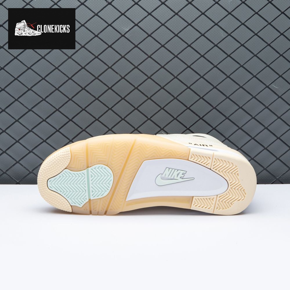 Air Jordan 4 RERO x Off-White AJ4 OW Sail Unisex - Image 15