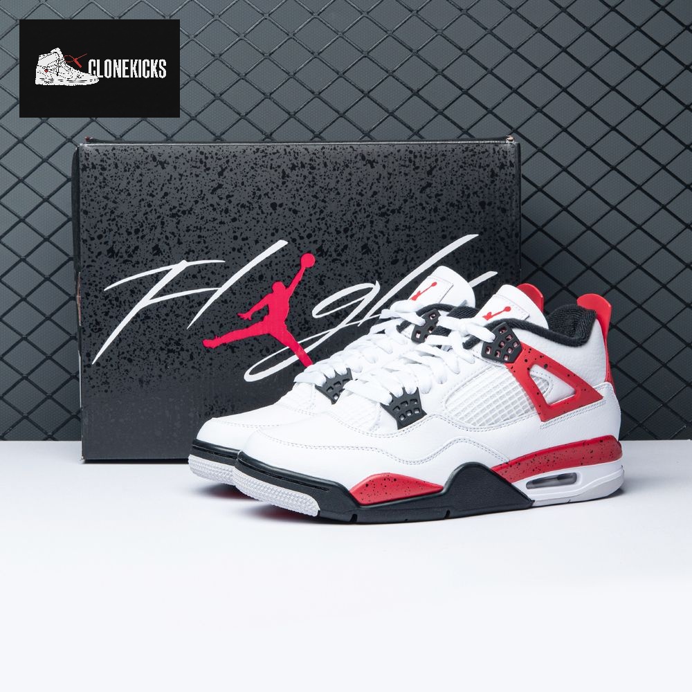 Air Jordan 4 Red Cement DH6927-161 Unisex