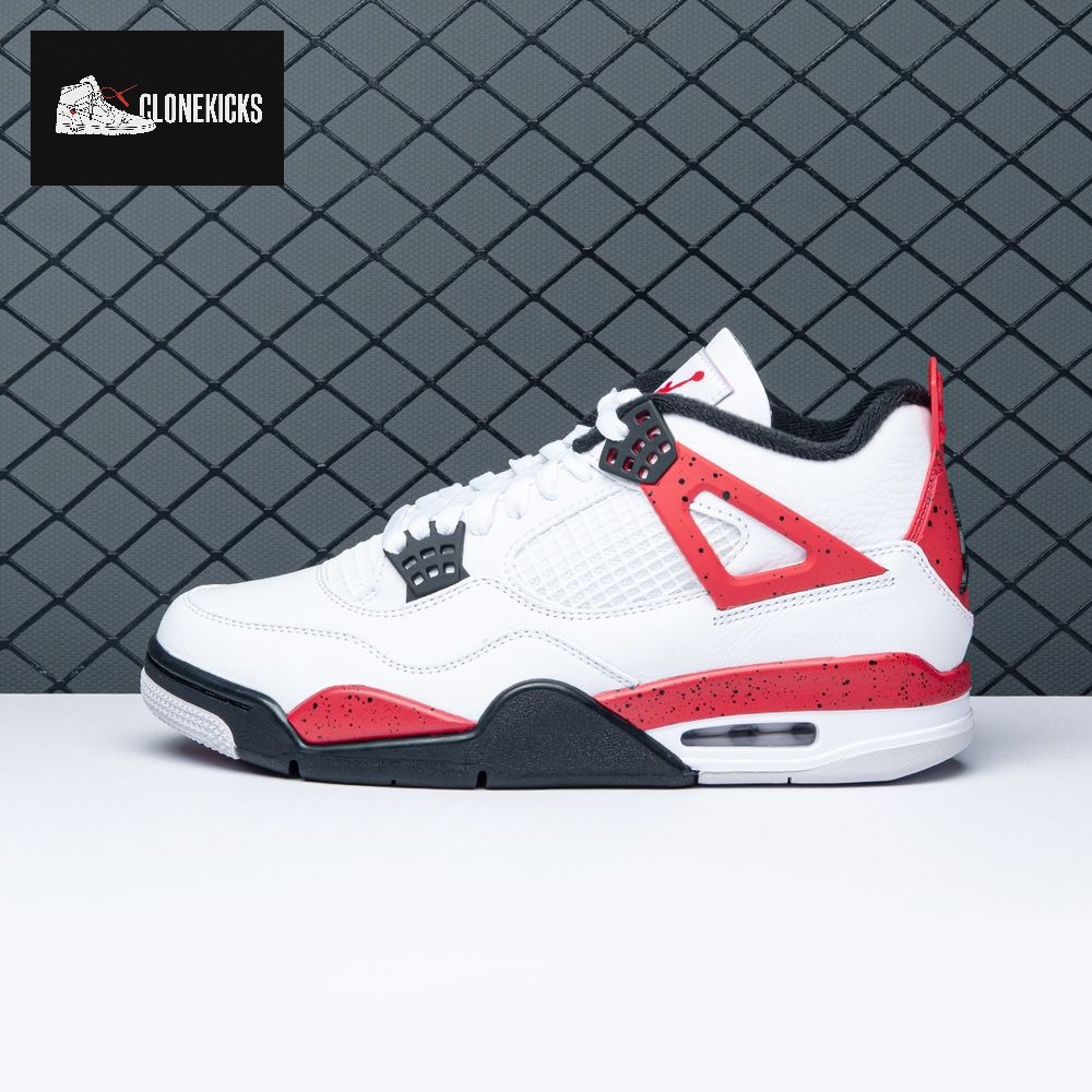 Air Jordan 4 Red Cement DH6927-161 Unisex - Image 6