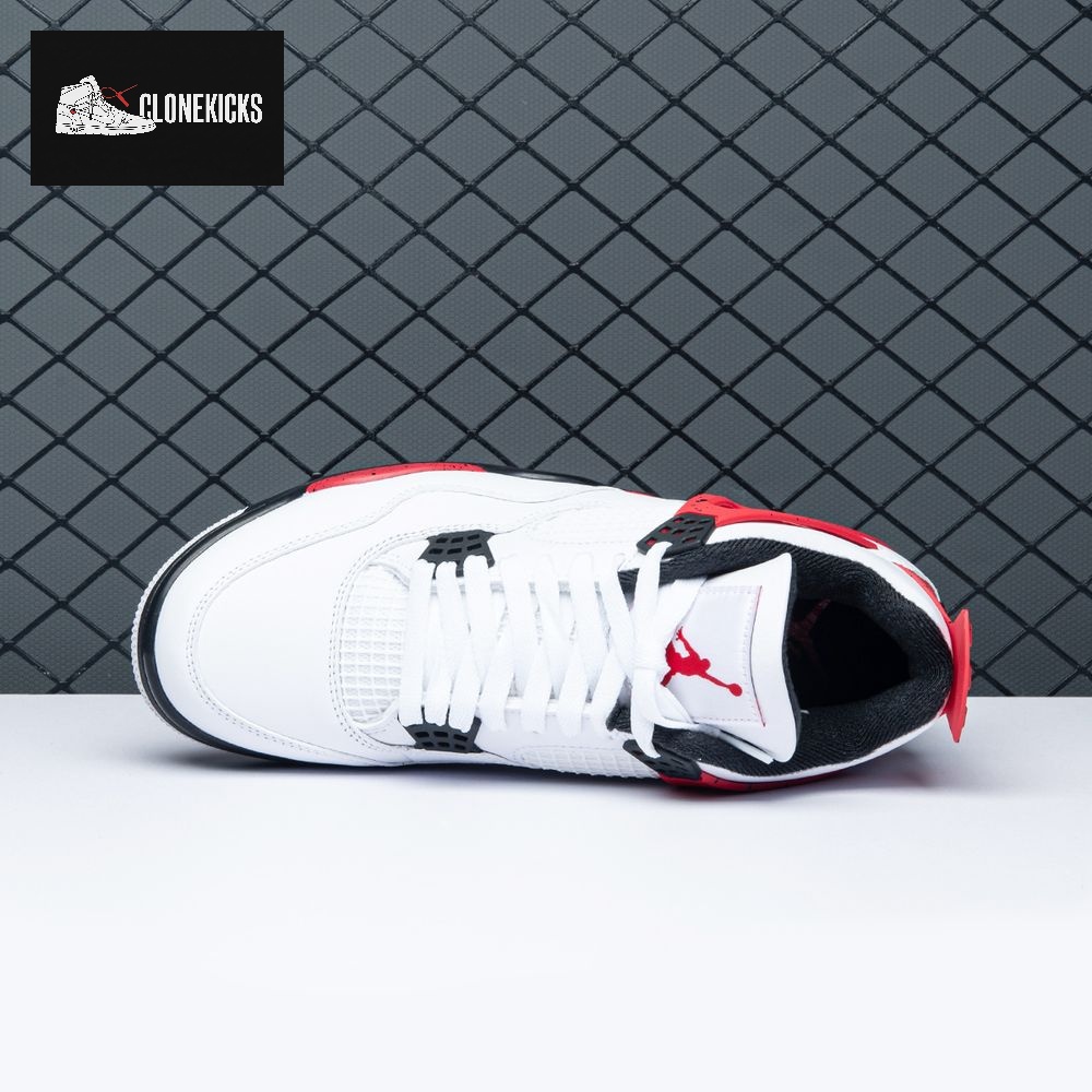Air Jordan 4 Red Cement DH6927-161 Unisex - Image 9