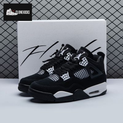 Air Jordan 4 Retro White Thunder FQ8138 001 Unisex