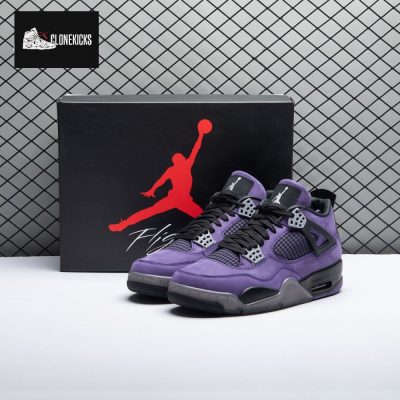 Air jordan 4 x Travis Scott Purple Unisex