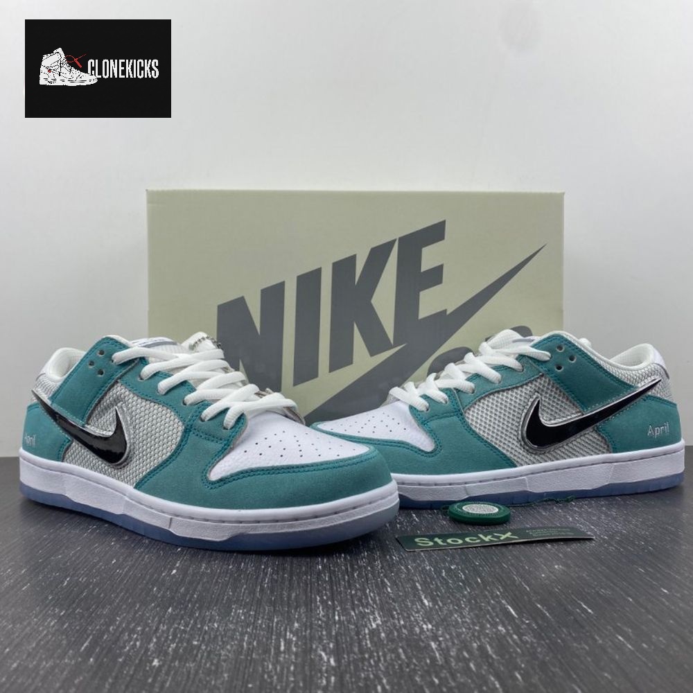 April Skateboards x Nike SB Dunk Low FD2562-400 36-475