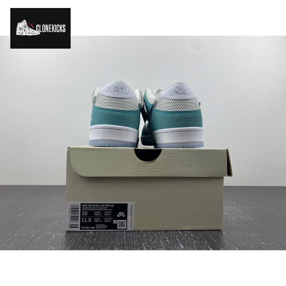 April Skateboards x Nike SB Dunk Low FD2562-400 36-475 - Image 9