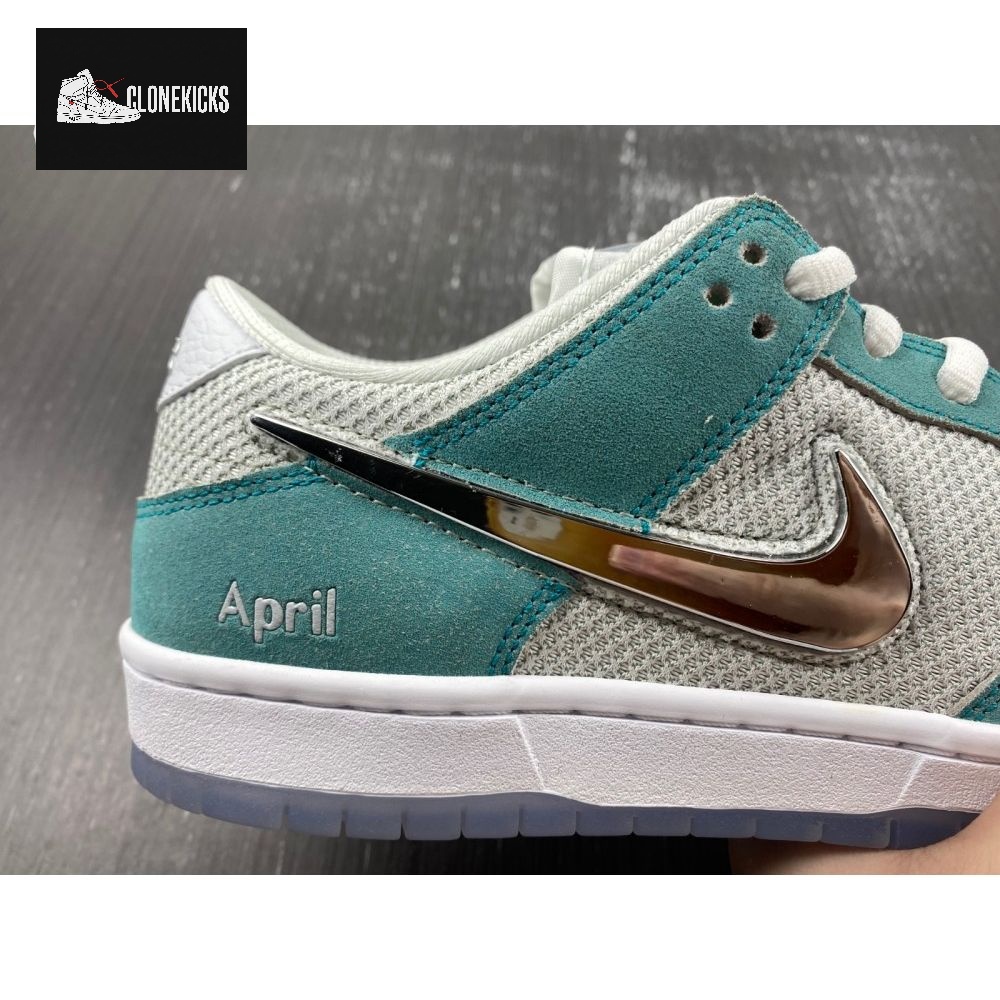 April Skateboards x Nike SB Dunk Low FD2562-400 36-475 - Image 10