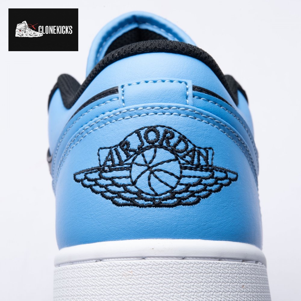 Jordan 1 Low Black University Blue 553558-041 Unisex - Image 3