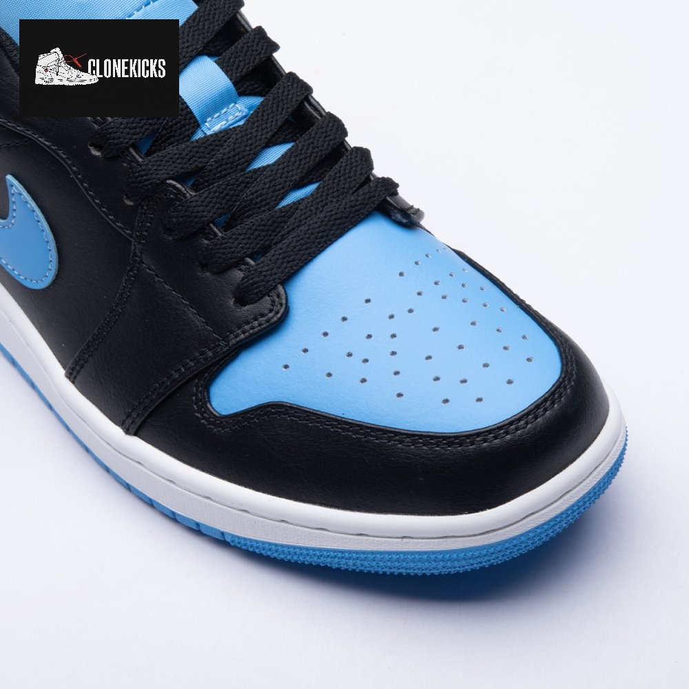 Jordan 1 Low Black University Blue 553558-041 Unisex - Image 11