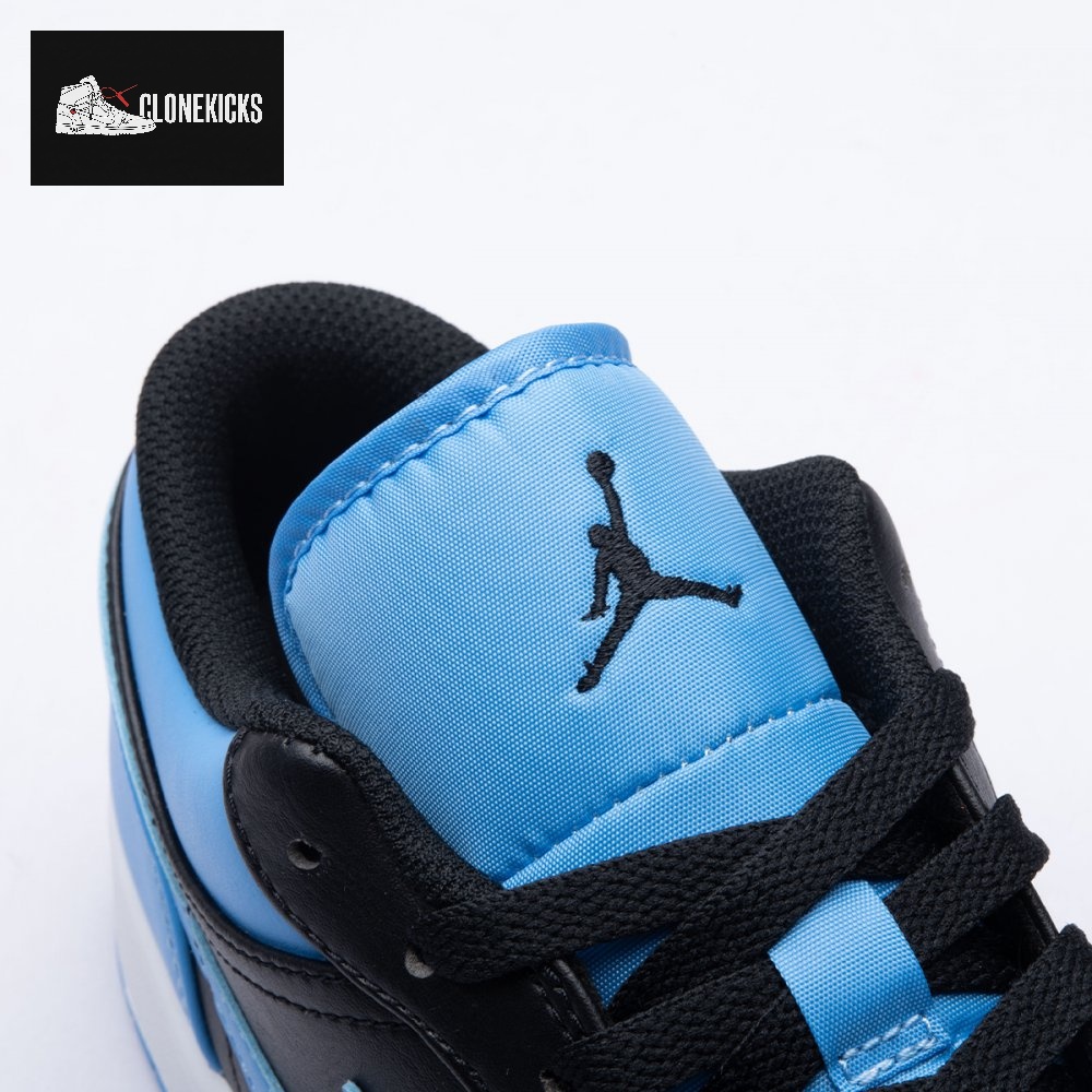 Jordan 1 Low Black University Blue 553558-041 Unisex - Image 12