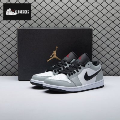 Jordan 1 Low Light Smoke Grey 553558-030 Unisex