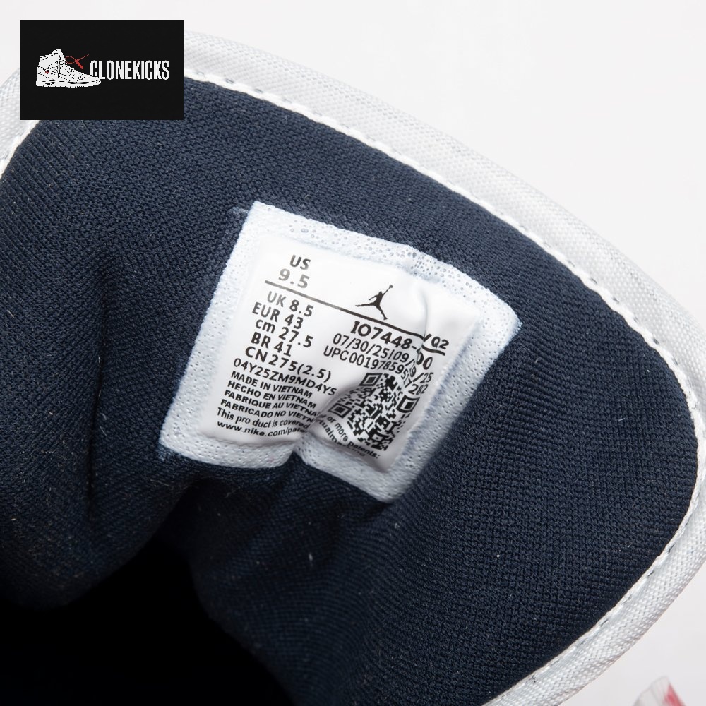 Jordan 1 Low SE Obsidian Suede IO7448-400 Unisex - Image 3