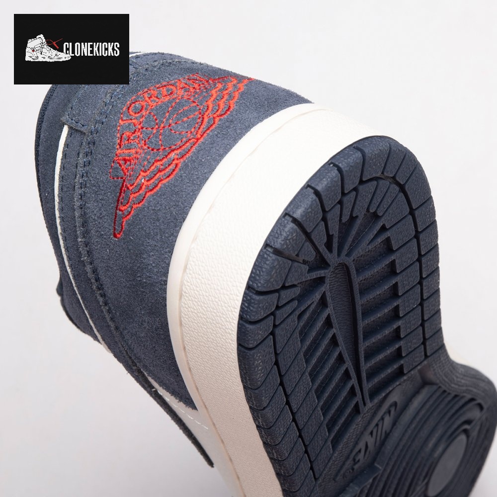 Jordan 1 Low SE Obsidian Suede IO7448-400 Unisex - Image 6
