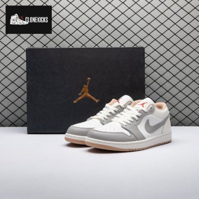 Jordan 1 Low Sail College Grey Rattan 553558-169 Unisex