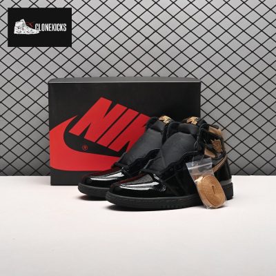 Jordan 1 Retro High Black Metallic Gold 2020 Unisex