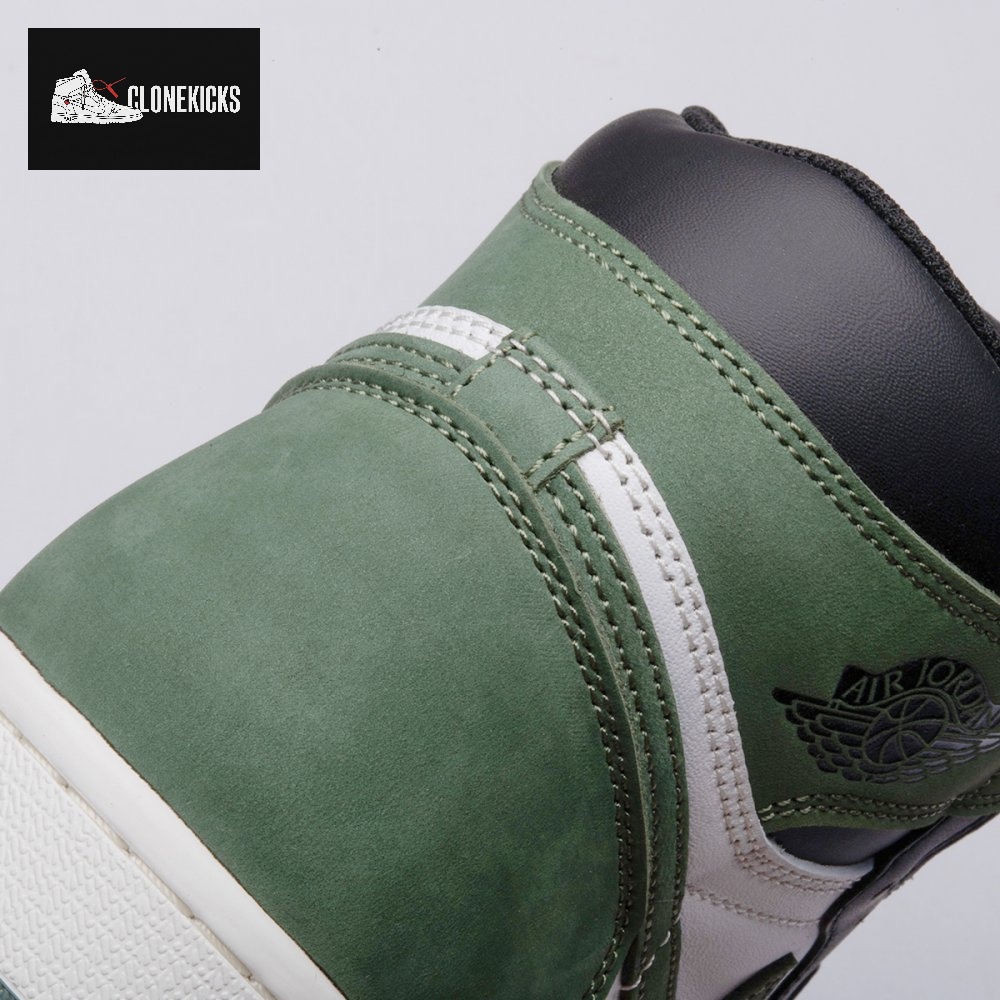 Jordan 1 Retro High Clay Green 555088-135 Unisex - Image 4