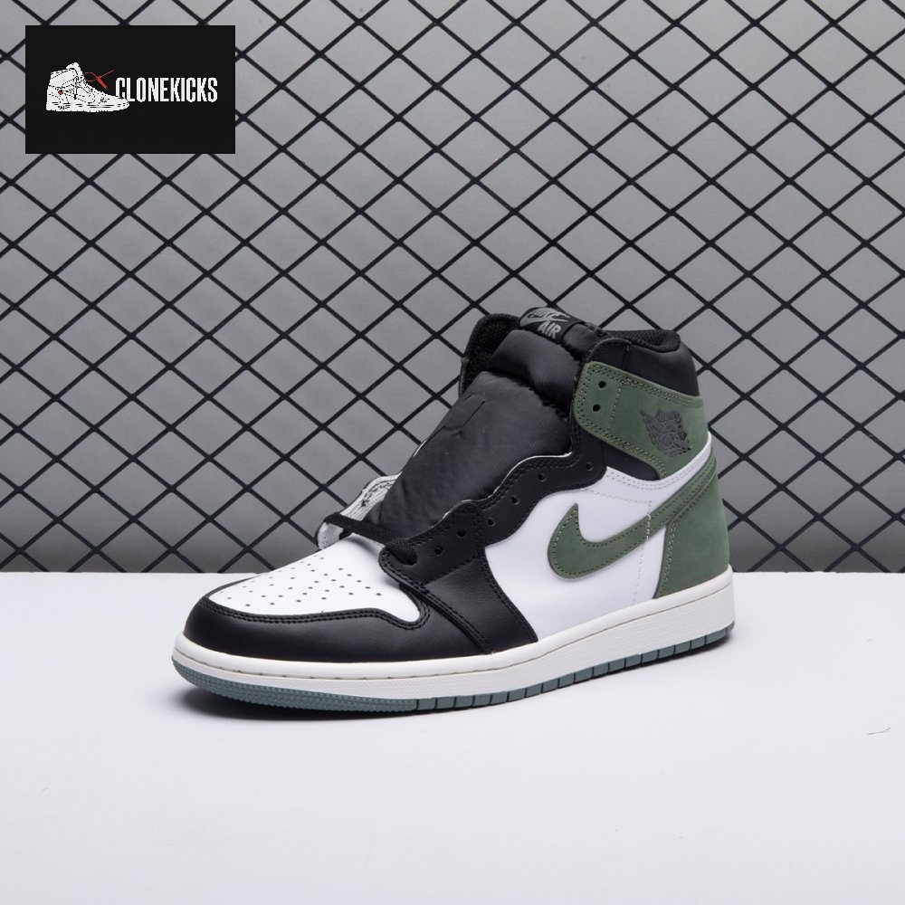 Jordan 1 Retro High Clay Green 555088-135 Unisex - Image 8