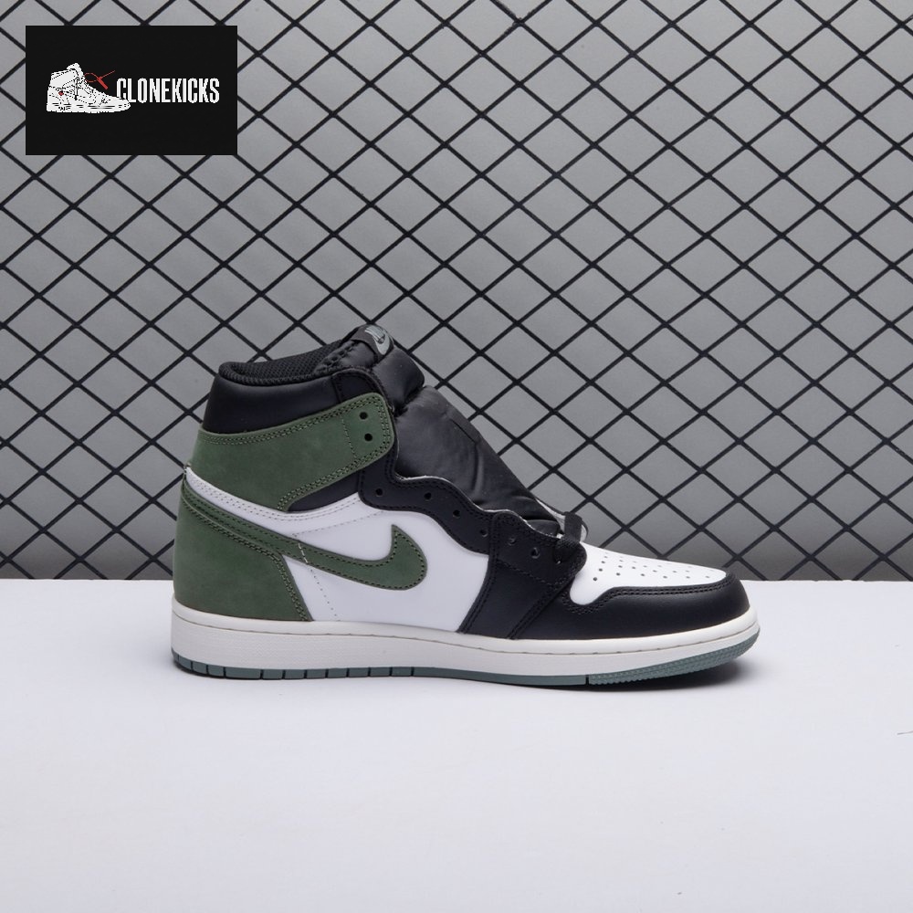 Jordan 1 Retro High Clay Green 555088-135 Unisex - Image 10