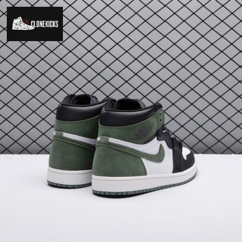 Jordan 1 Retro High Clay Green 555088-135 Unisex - Image 13