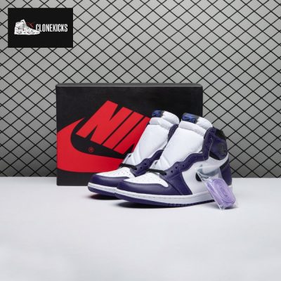 Jordan 1 Retro High Court Purple White Men's