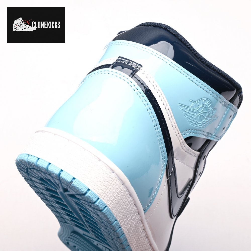 Jordan 1 Retro High UNC Patent Unisex - Image 3