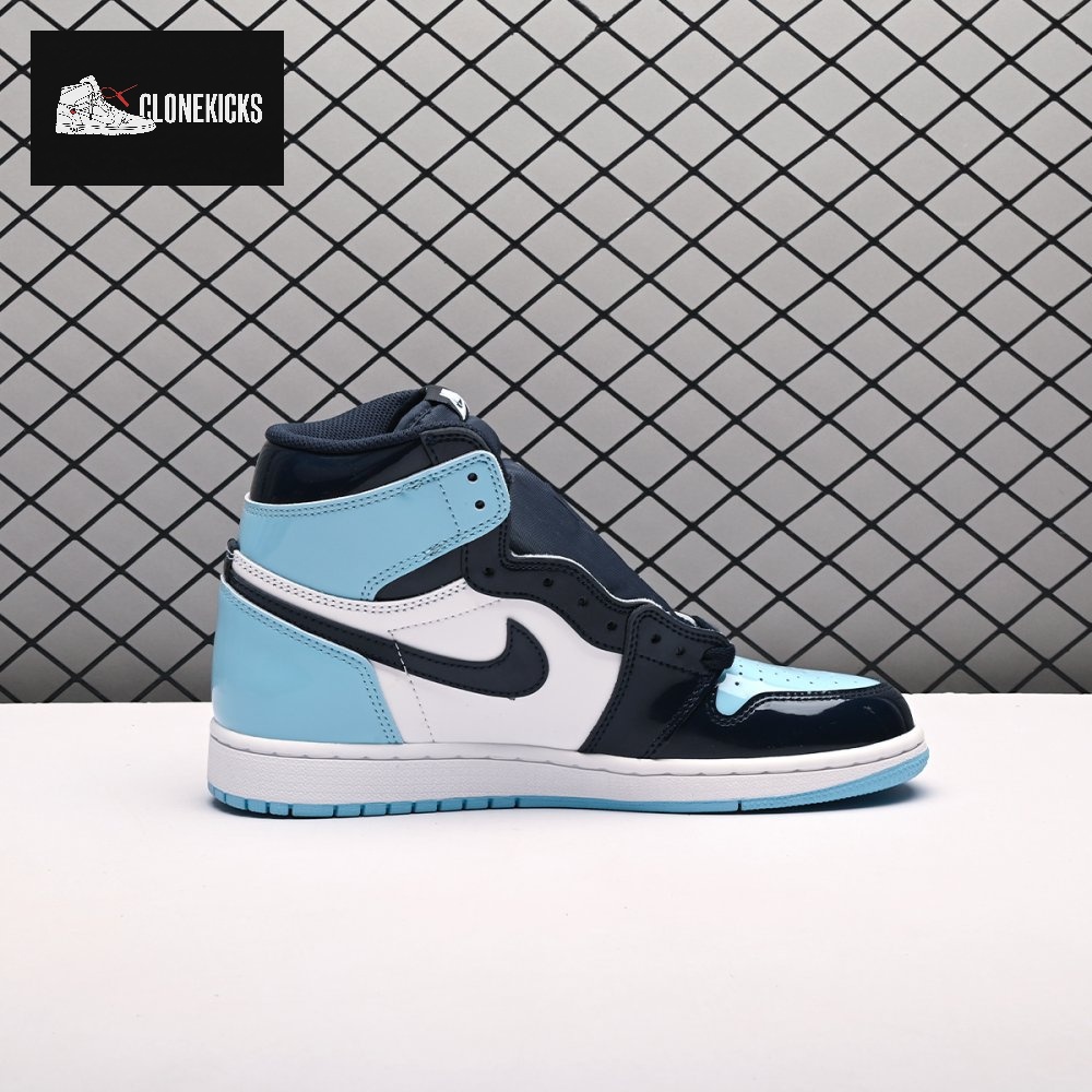 Jordan 1 Retro High UNC Patent Unisex - Image 8