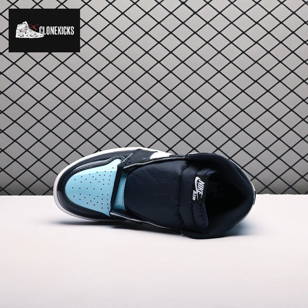 Jordan 1 Retro High UNC Patent Unisex - Image 10