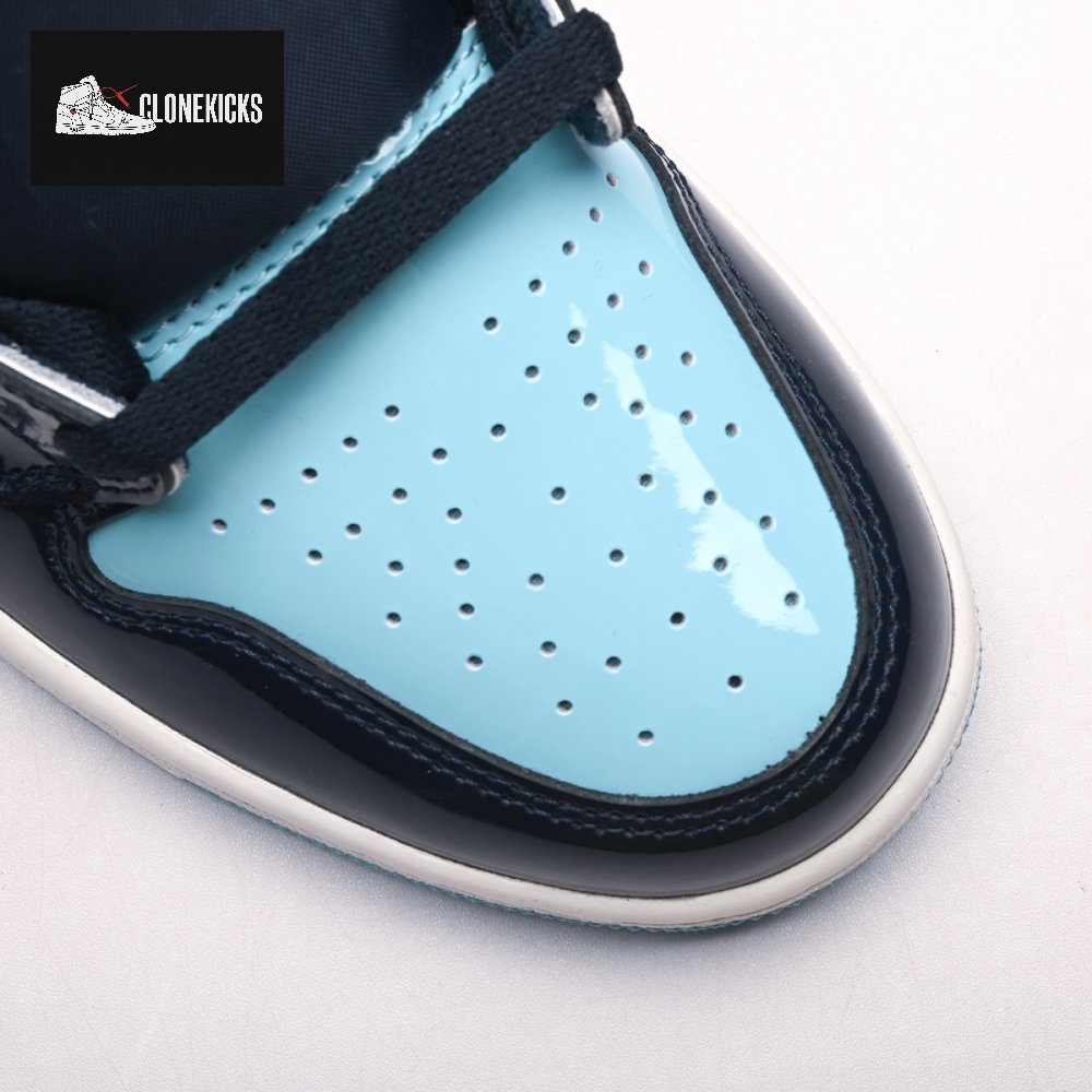 Jordan 1 Retro High UNC Patent Unisex - Image 12
