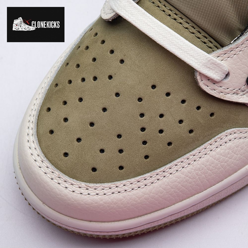 Jordan 1 Retro Low Golf Travis Scott Neutral Olive FZ3124-200 Unisex - Image 14