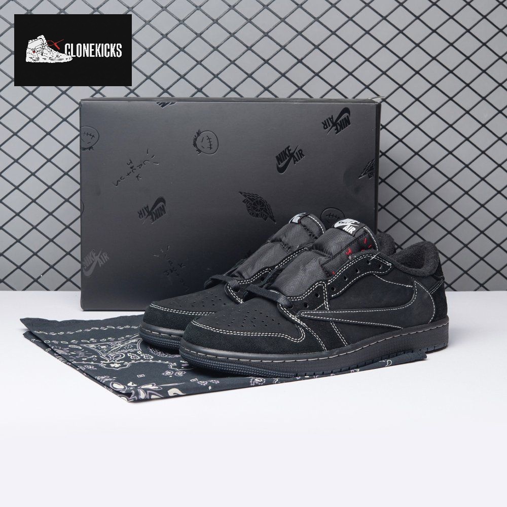 Jordan 1 Retro Low OG SP Travis Scott Black Phantom Unisex