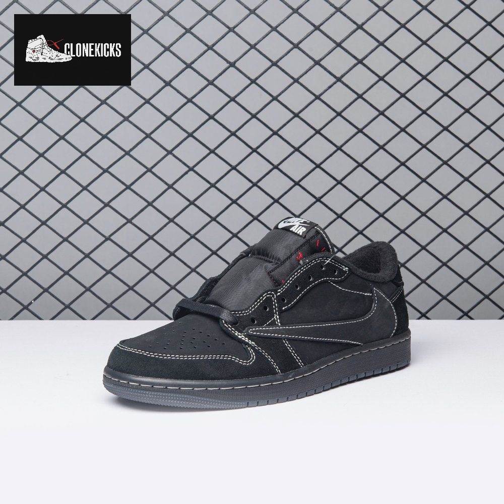 Jordan 1 Retro Low OG SP Travis Scott Black Phantom Unisex - Image 3