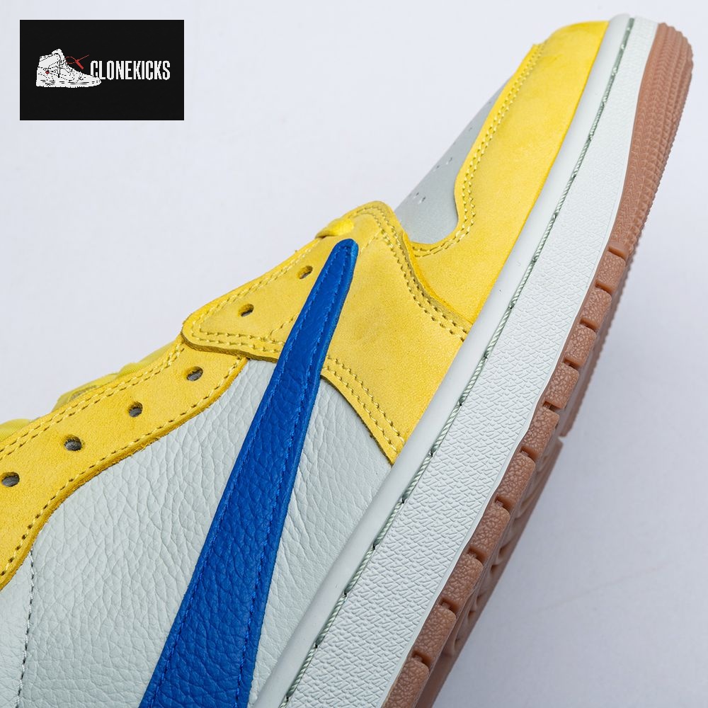Jordan 1 Retro Low OG SP Travis Scott Canary DZ4137-700 Unisex - Image 2