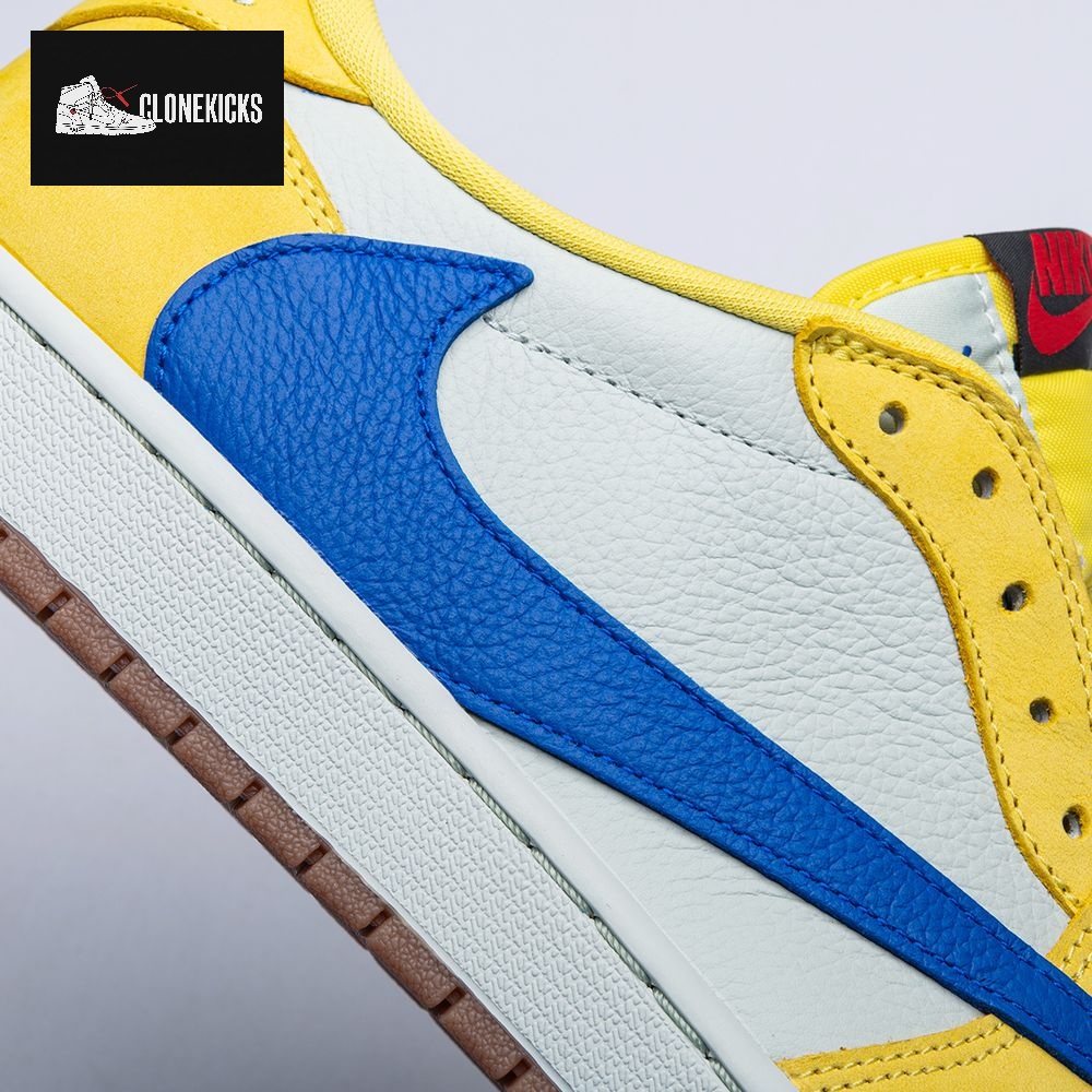 Jordan 1 Retro Low OG SP Travis Scott Canary DZ4137-700 Unisex - Image 3