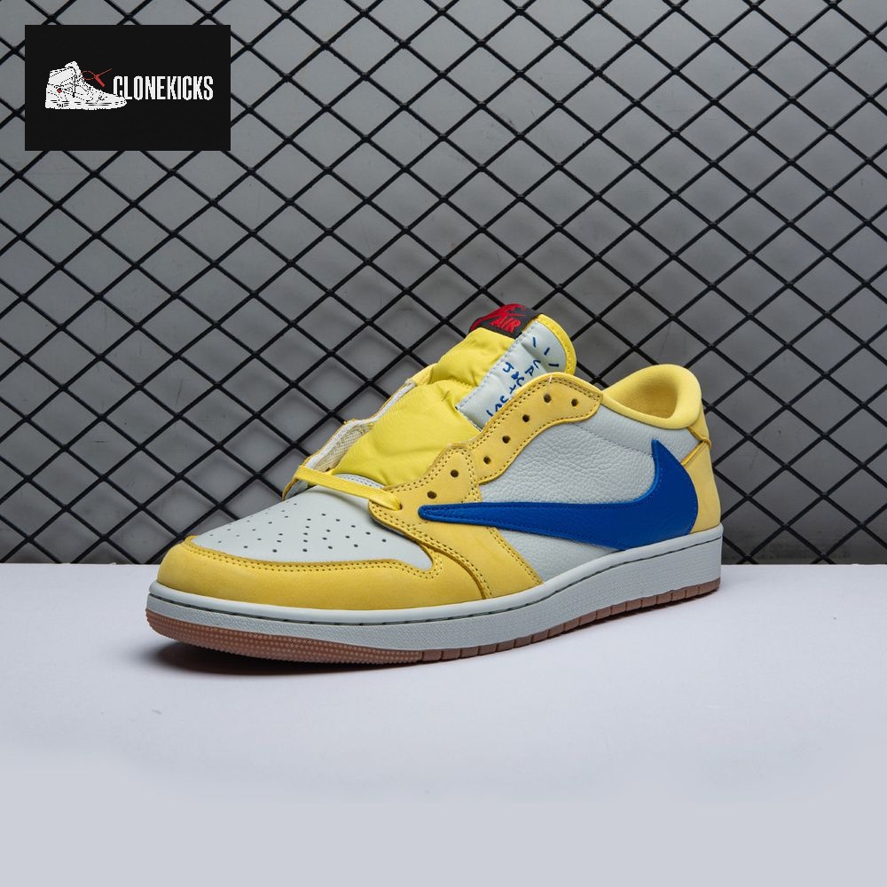 Jordan 1 Retro Low OG SP Travis Scott Canary DZ4137-700 Unisex - Image 10
