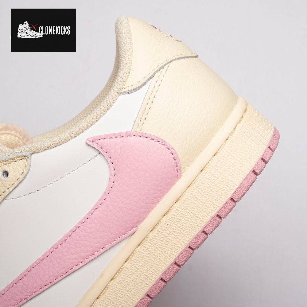 Jordan 1 Retro Low OG SP Travis Scott Shy Pink IQ7604-100 Unisex - Image 5